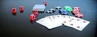 poker chips and cards